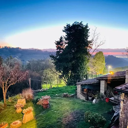 아파트 Casina Del Fabbro Vista Mare E Colline Toscane