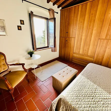 아파트 Casina Del Fabbro Vista Mare E Colline Toscane