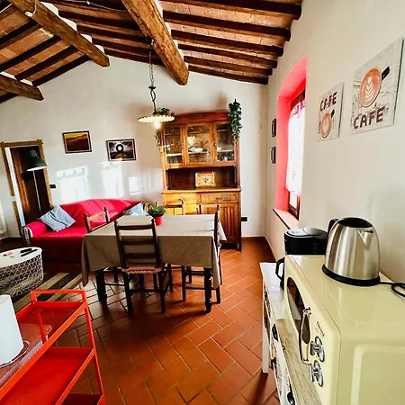아파트 Casina Del Fabbro Vista Mare E Colline Toscane 몬테스쿠다이오
